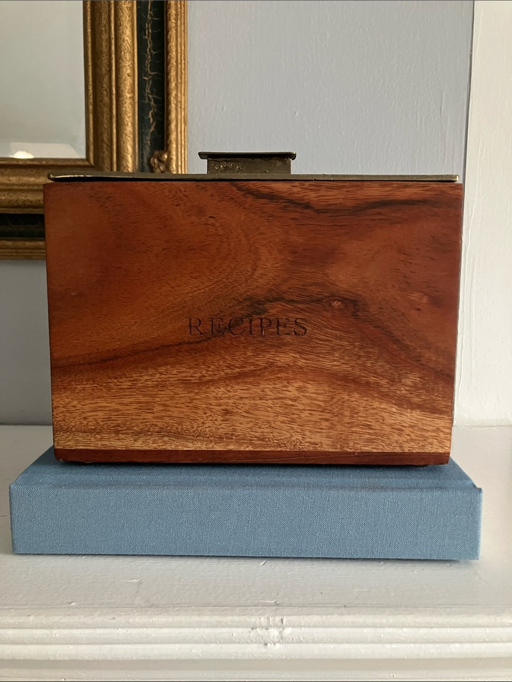 Hearth & Hand with Magnolia - Wood Recipe Box with Metal Lid